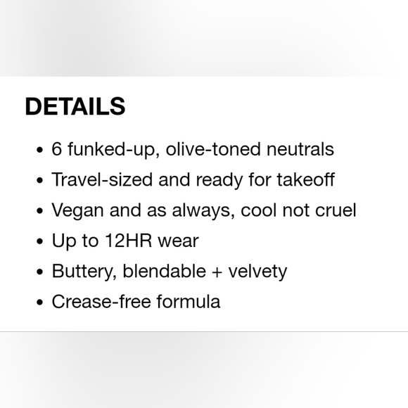 Urban Decay Naked Foxy Mini Eyeshadow Palette | Brand New in Box Authentic - Picture 7 of 15